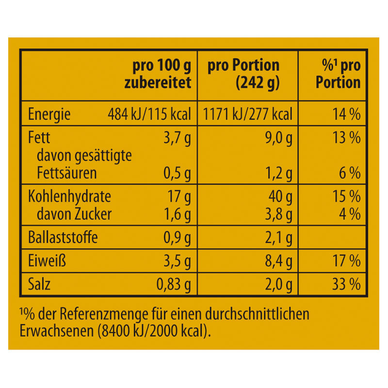 Knorr Asia Gebratene Nudeln Huhn 121 g – Authentischer Geschmack, schnell zubereitet!