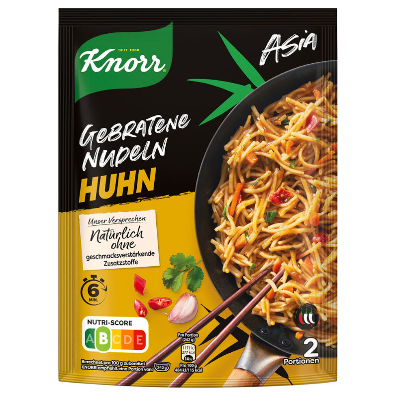 Knorr Asia Gebratene Nudeln Huhn 121 g