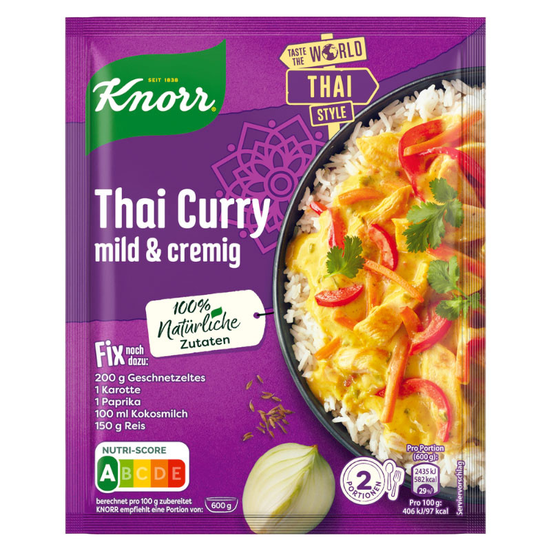 Knorr Basis Thai Curry 3 Portionen