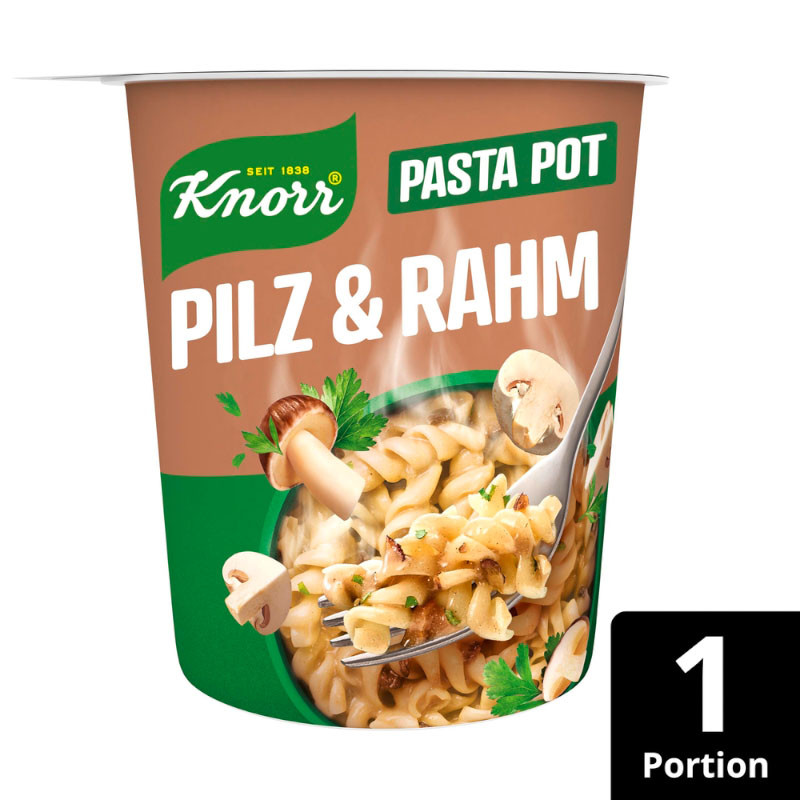 Knorr Snack Pot Pilz & Rahm Becher 1 Portion