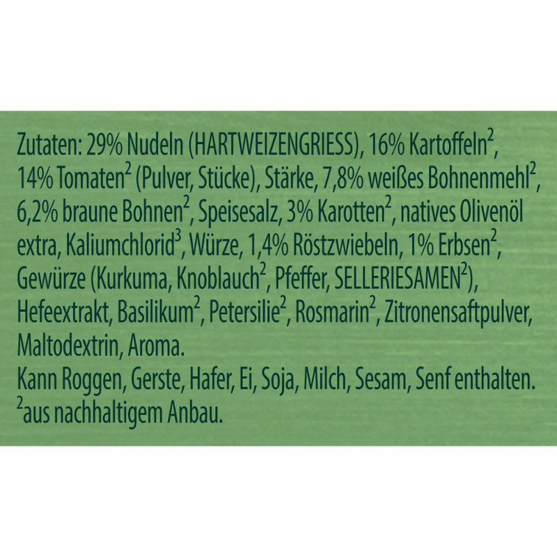 Knorr Kaiser Teller Minestrone 2 Teller – Herzhaft und vollgepackt mit Gemüse