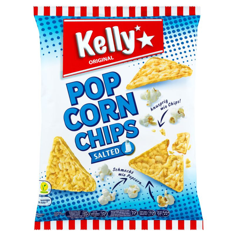 Kelly´s Popcorn Chips gesalzen 140g