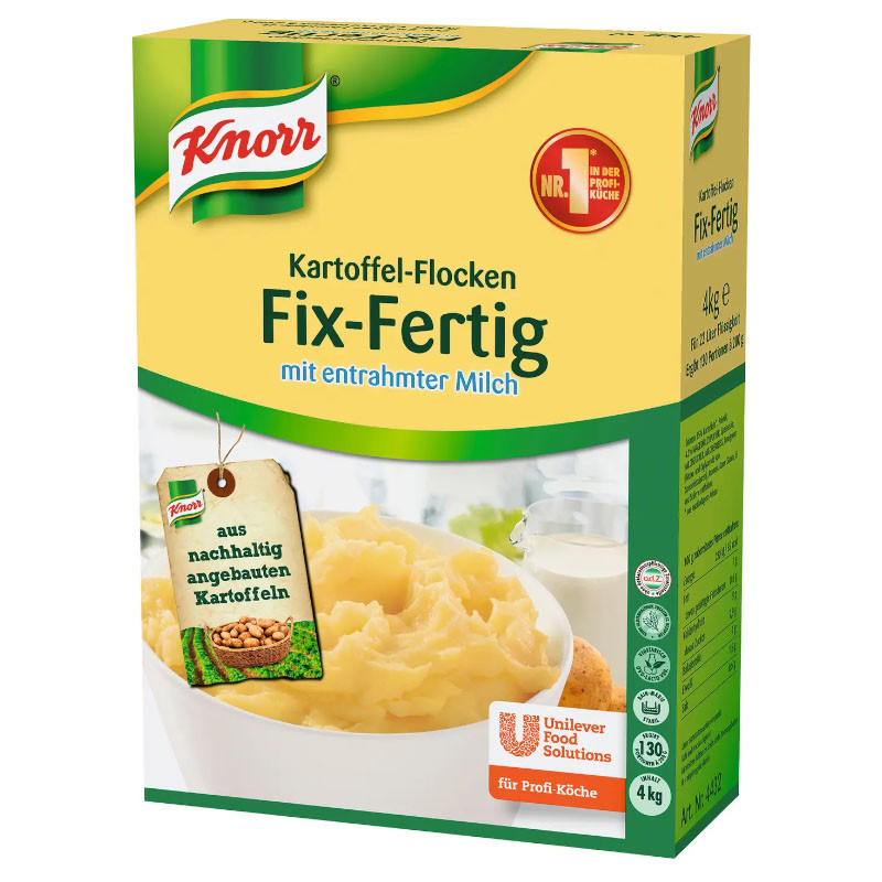 Knorr Kartoffel-Flocken Fix Fertig mit entrahmter Milch 4 kg