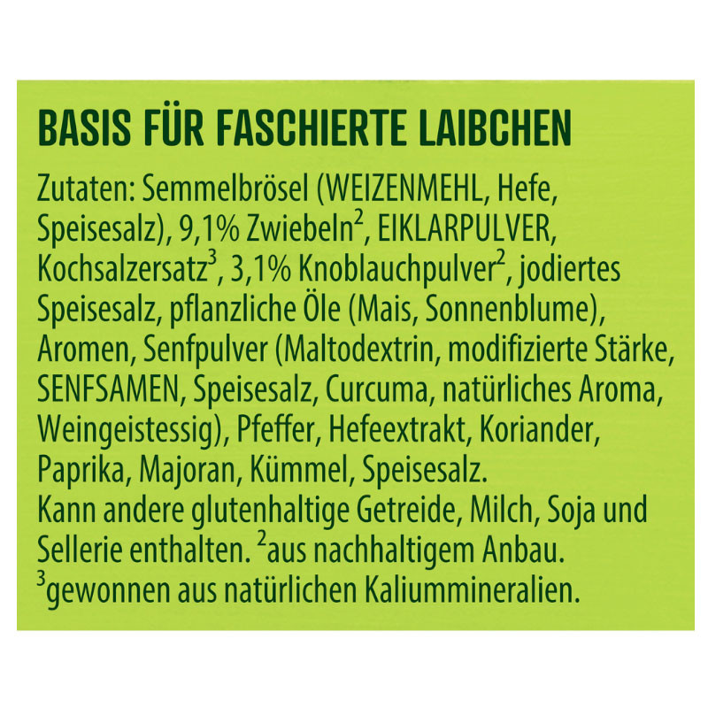 Knorr Basis Faschierte Laibchen 4 Portionen – Herzhaft und lecker!
