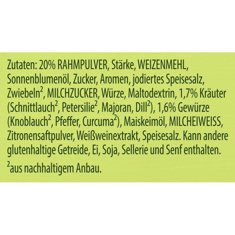 Knorr Basis Kräuter-Rahmschnitzel 3 Portionen – Cremig und aromatisch!