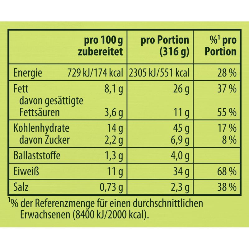 Knorr Basis Überbackener Hörnchen-Auflauf 3 Portionen – Ein herzhaftes, cremiges Lieblingsgericht!