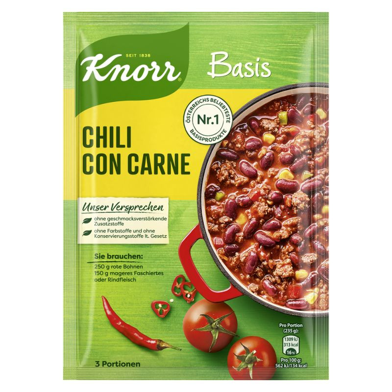 Knorr Basis Chili con Carne 3 Portionen