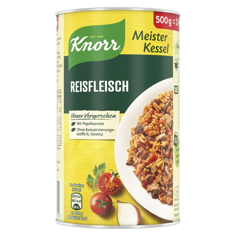 Knorr Meisterkessel Reisfleisch 2 Portionen