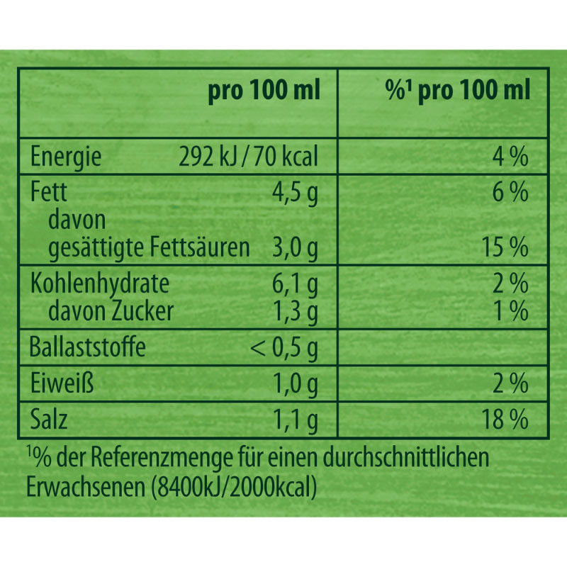 Knorr Feinschmecker Kräuter Rahm 250 ml – Cremig, aromatisch und perfekt gewürzt!