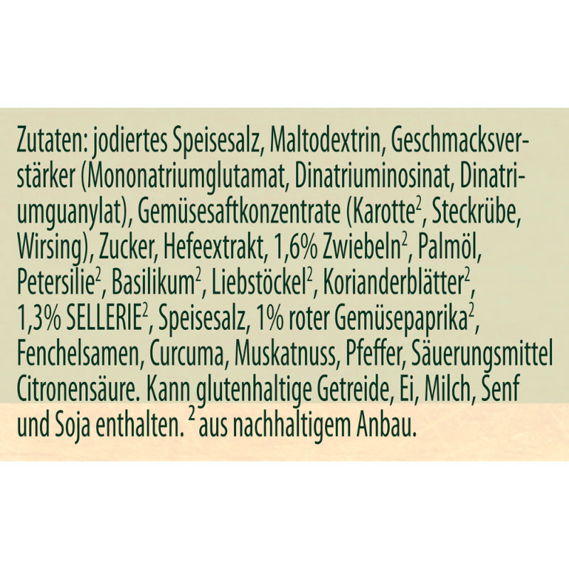 Knorr Gemüse Bouquet im Glas 24 Portionen – Aromatische Kräuter und Gemüse für deine Gerichte!
