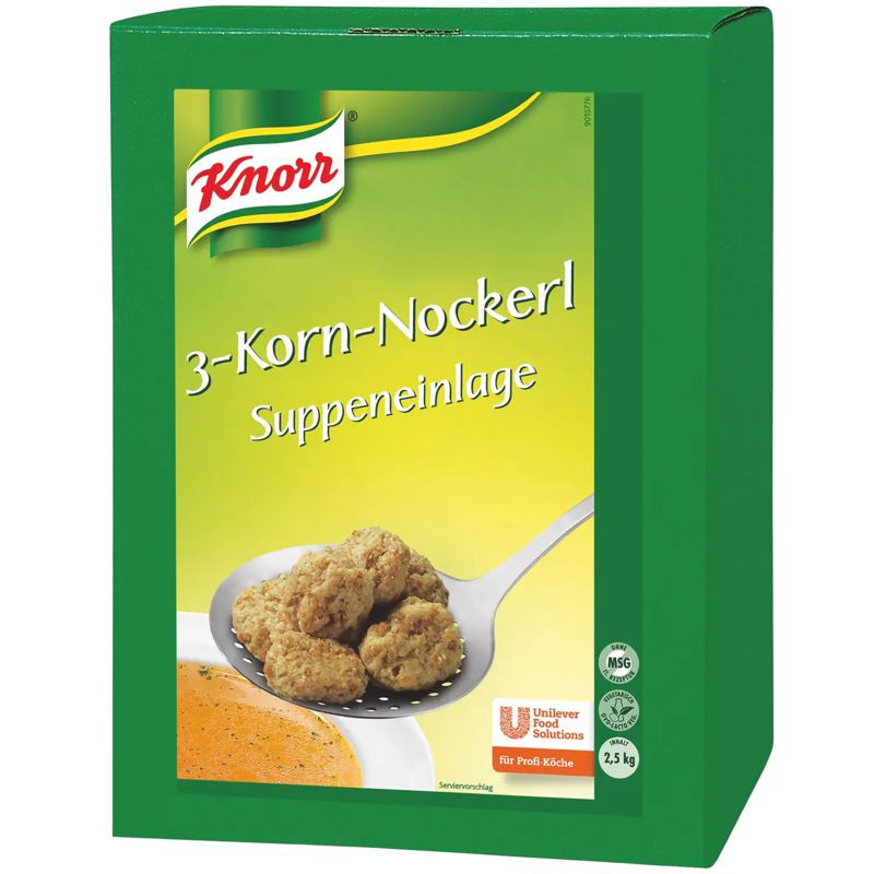Knorr 3 Korn Nockerl 2,5 kg – Herzhaft und vielseitig für große Mahlzeiten