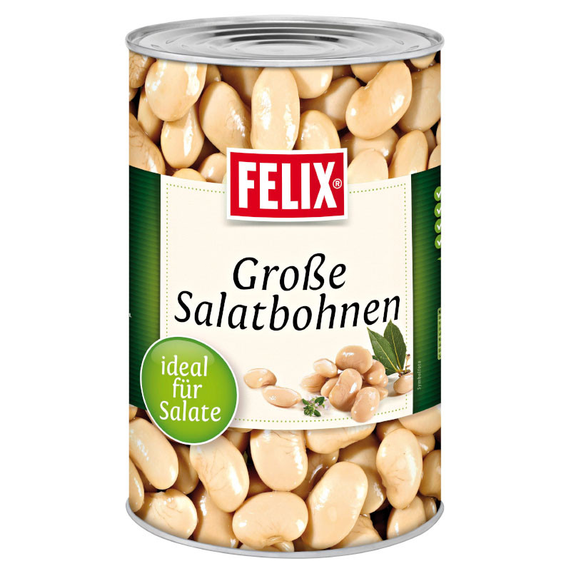 Felix Salatbohnen groß 2550 g – Ideal für Salate und vielseitige Gerichte
