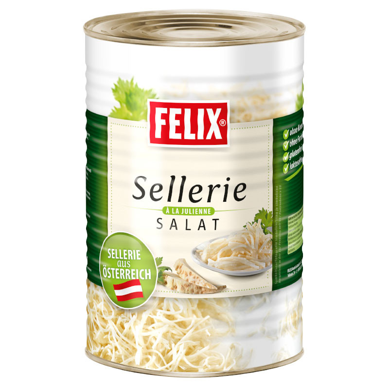 Felix Selleriesalat Julienne 2100 g – Feine Streifen à la Julienne, gewürzt & erfrischend