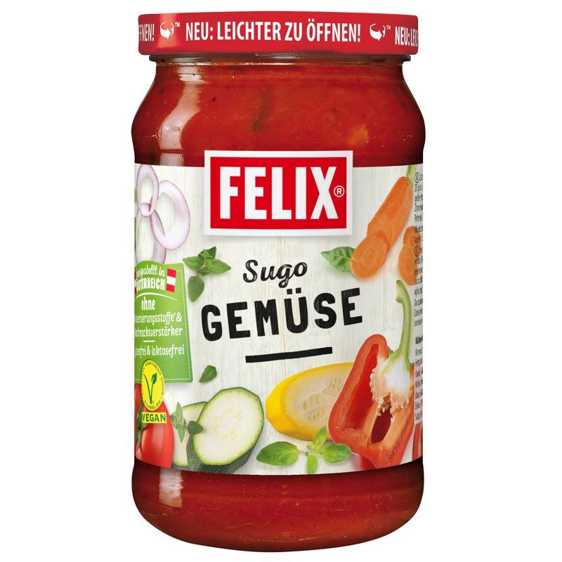 Felix Sugo Gemüse 360 g – Mit sonnengereiftem Feldgemüse