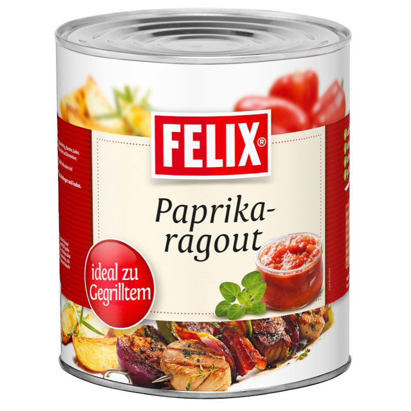 Felix Paprikaragout 3000 g – Pikante Beilage für Fleischgerichte