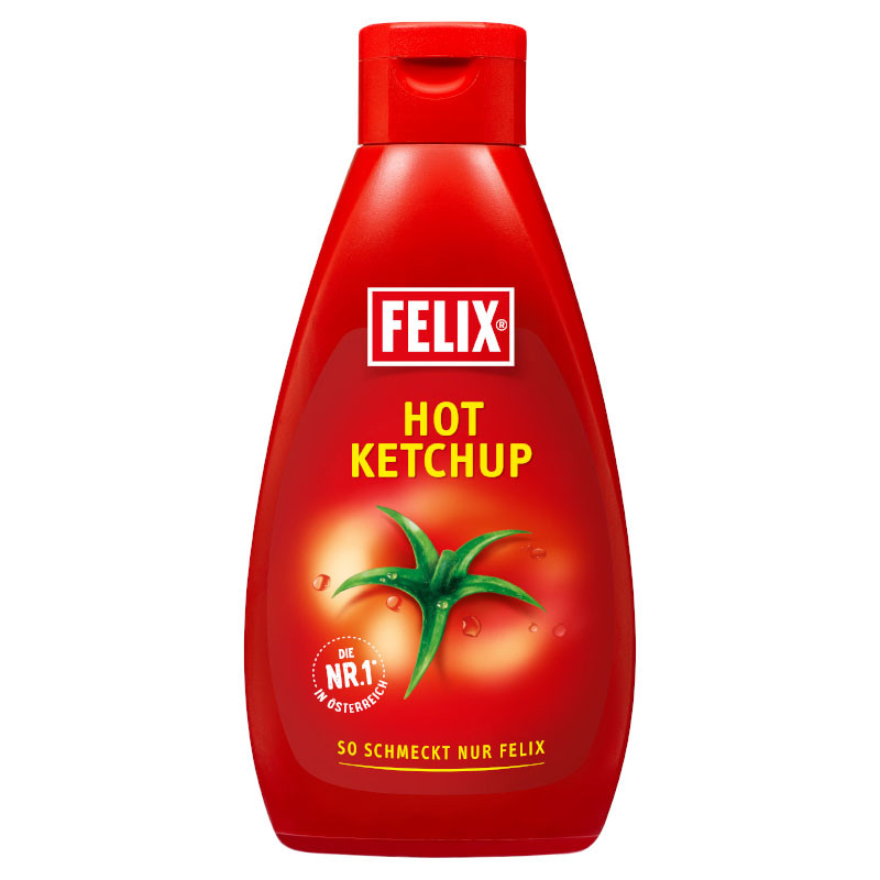 Felix Ketchup hot 1 kg – Scharfer Genuss mit Pfeffer-Chilinote