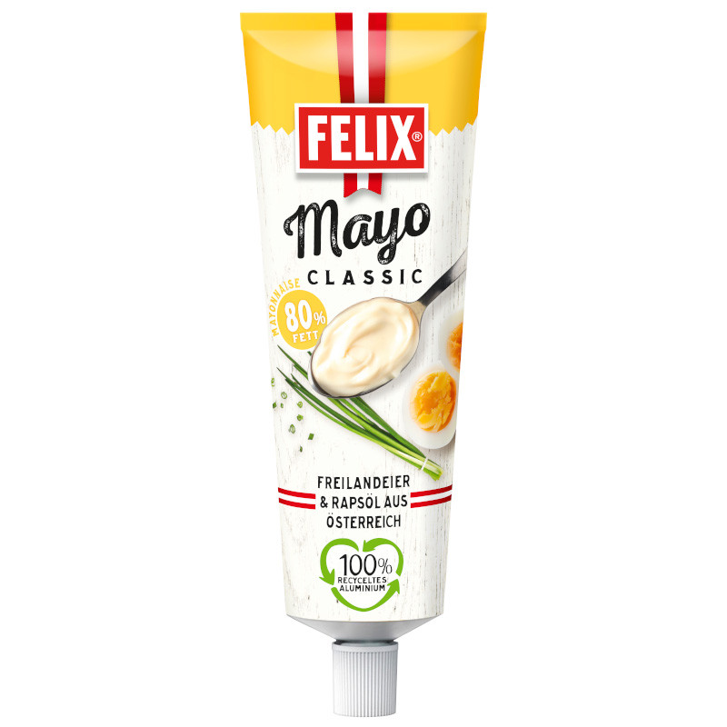 Felix Mayonnaise, classic, 80% Fett 250 ml – Der cremige Klassiker