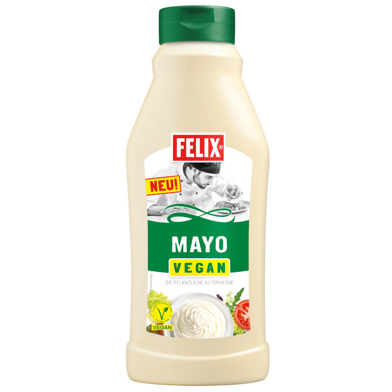 Felix Vegane Mayonnaise 1,1 l – Cremige pflanzliche Alternative mit 72% Fett