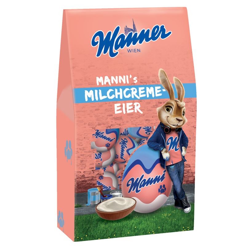 Manner Ostertiere Milchcreme Ostereier 150 g