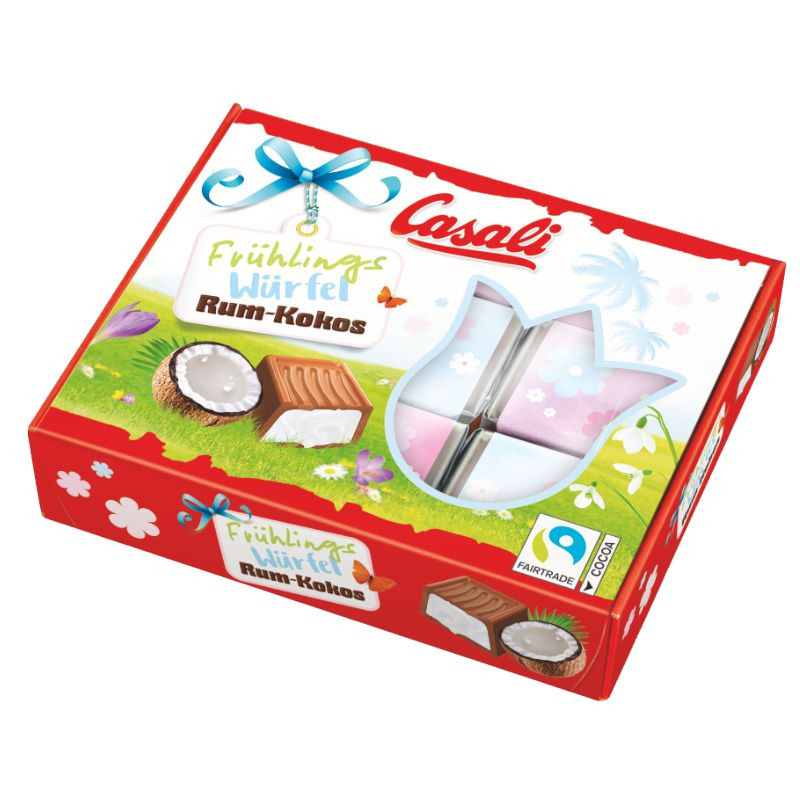 Casali Frühlingswürfel Rum Kokos 115 g