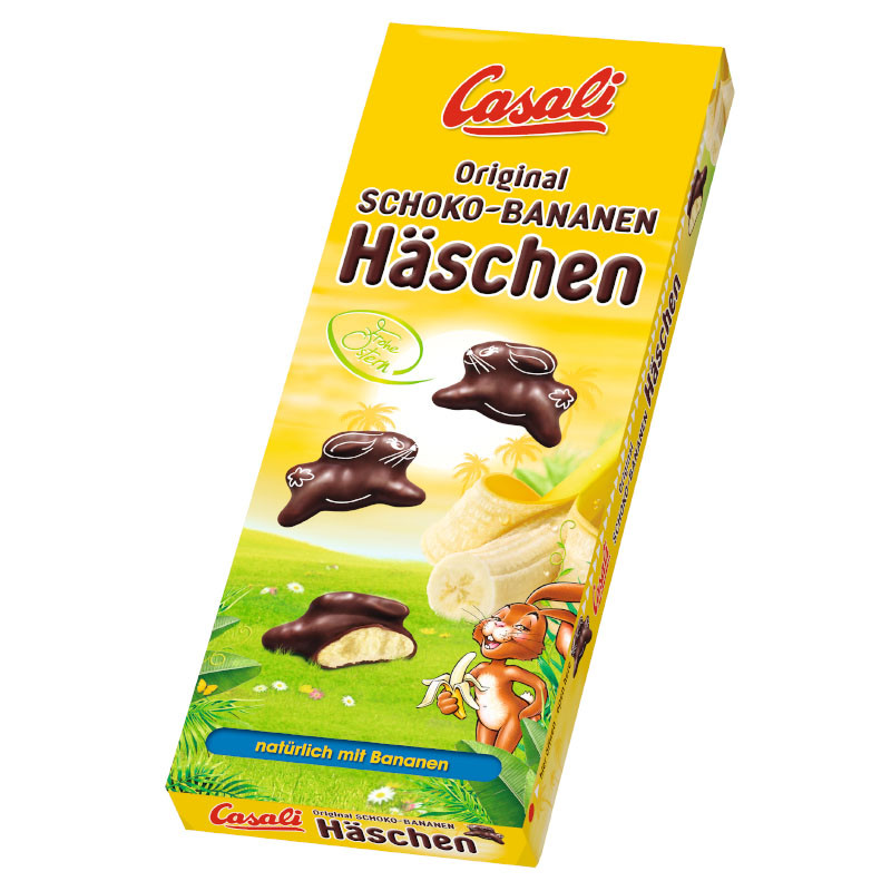 Casali Schoko Bananen Häschen 250 g