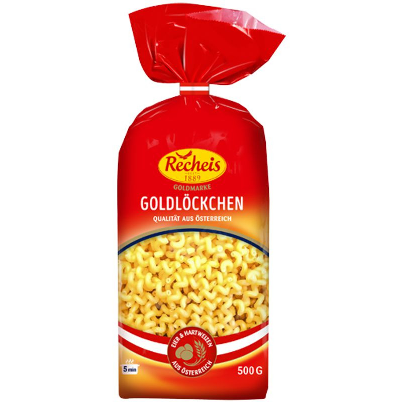 Recheis Goldmarke Goldlöckchen 500 g – Kleine, köstliche Pasta