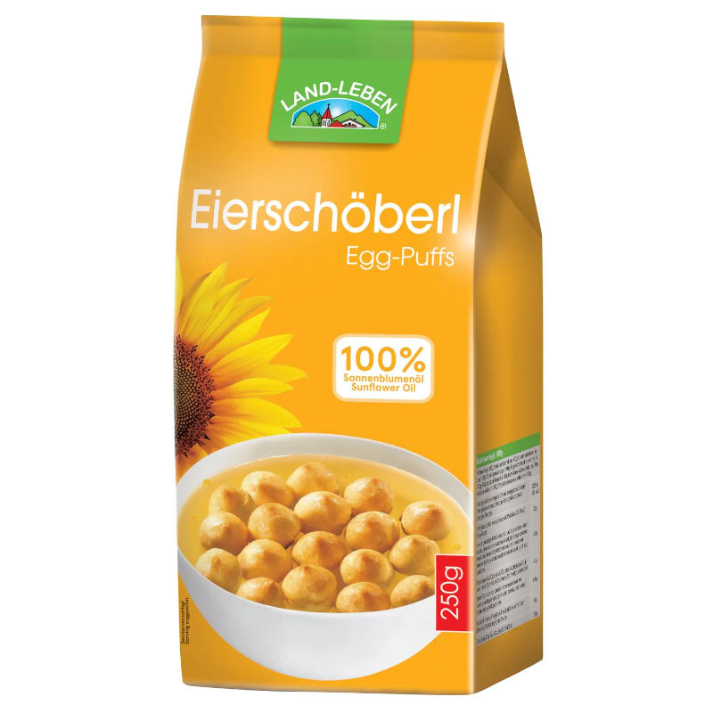 Land-Leben Eierschöberl 250 g – Traditionelle, zarte Eierschöberl für Suppen und Eintöpfe