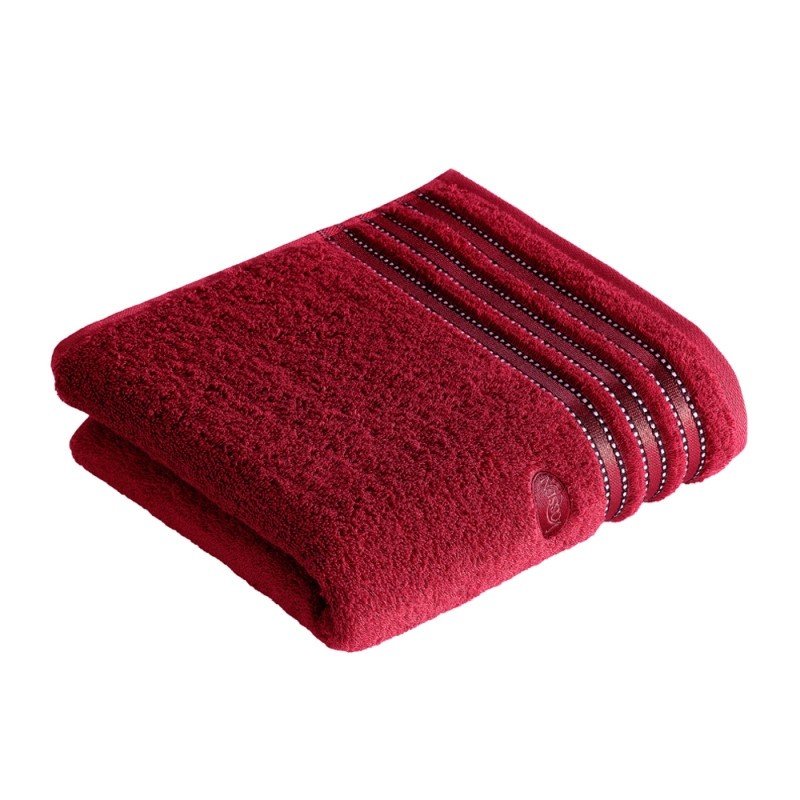 Vossen Handtuch Cult de Luxe 50x100 cm Rubin 3705