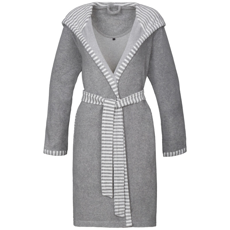 Vossen Bademantel Juno Damen XS Grau Meliert 738