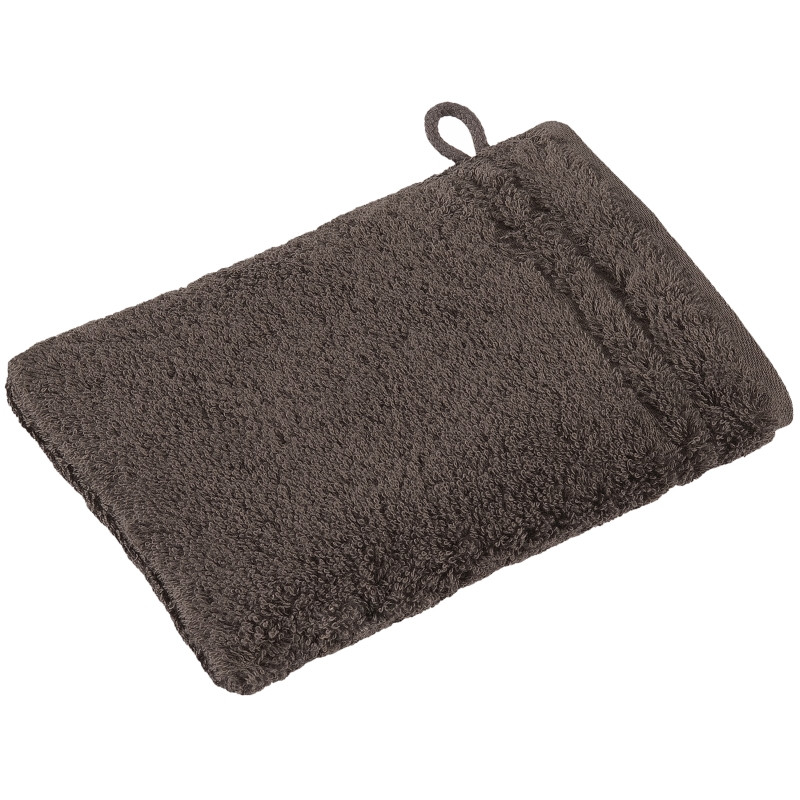 Vossen Waschhandschuh Vienna Style Supersoft 22x16 cm Slate Grey 742