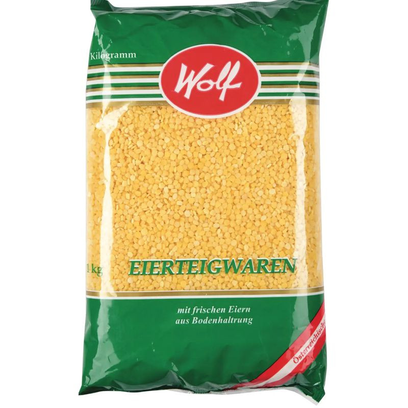 Wolf 2 Ei Reibteig 1 kg – Ideal für Suppen und Eintöpfe