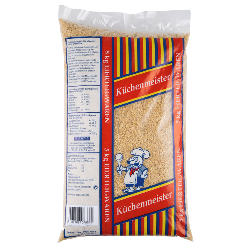 Küchenmeister Buchstaben 2 Ei 5 kg – Kinderfreundliche Nudeln für kreative Mahlzeiten