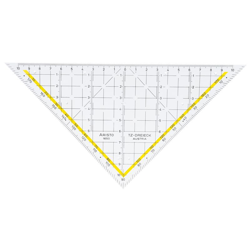 ARISTO TZ-Dreieck 22.5 cm ohne Facette Tuschenoppen