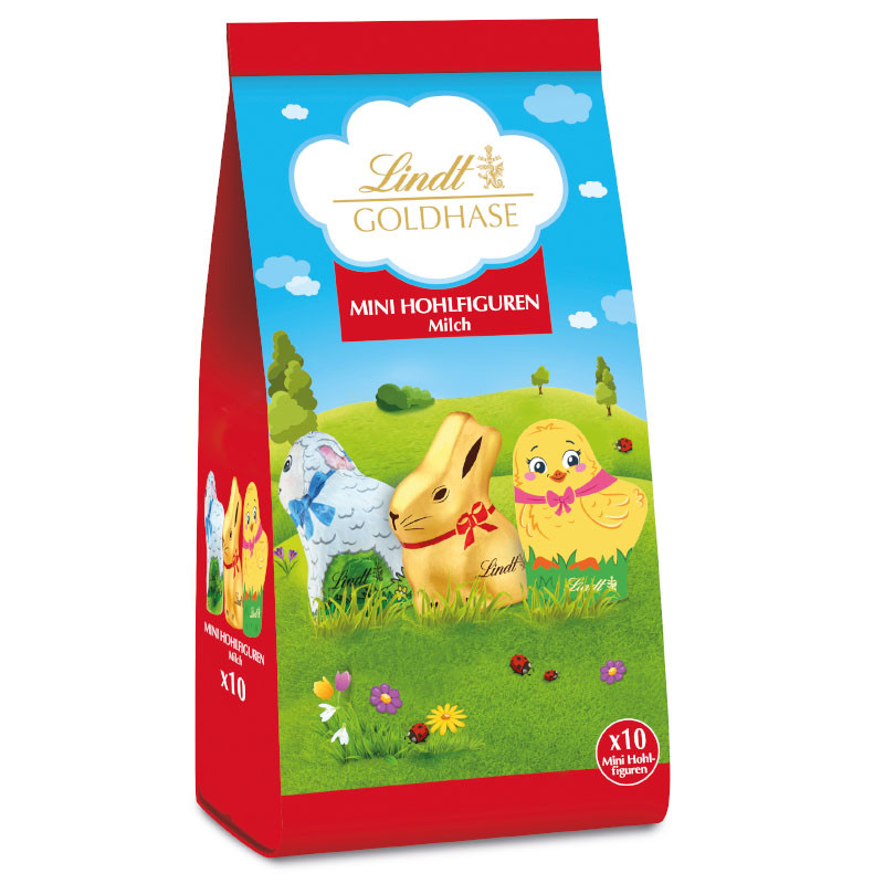 Lindt Mini Hohlfiguren Mix Beutel 105 g