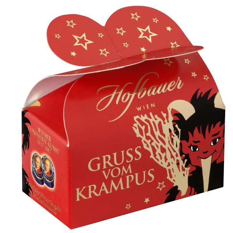 Hofbauer Krampus Packung 2 Stk. Mozartkugeln 40g