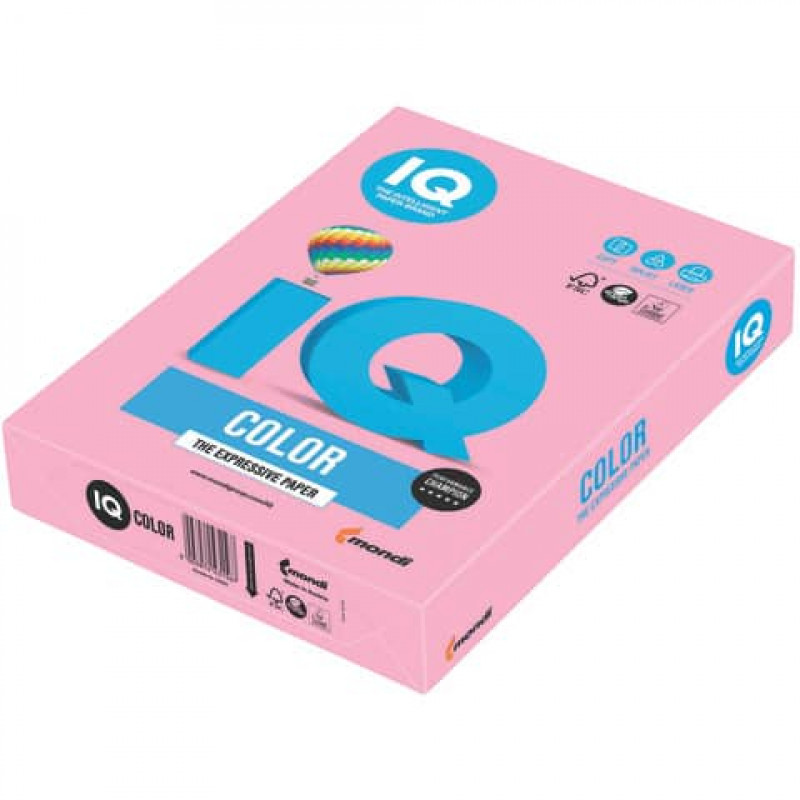 MONDI IQ Kopierpapier A4 80g pastell flamingo 500 Blatt