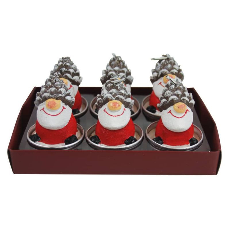 Weihnachten Teelicht Wichtel 6 Stück