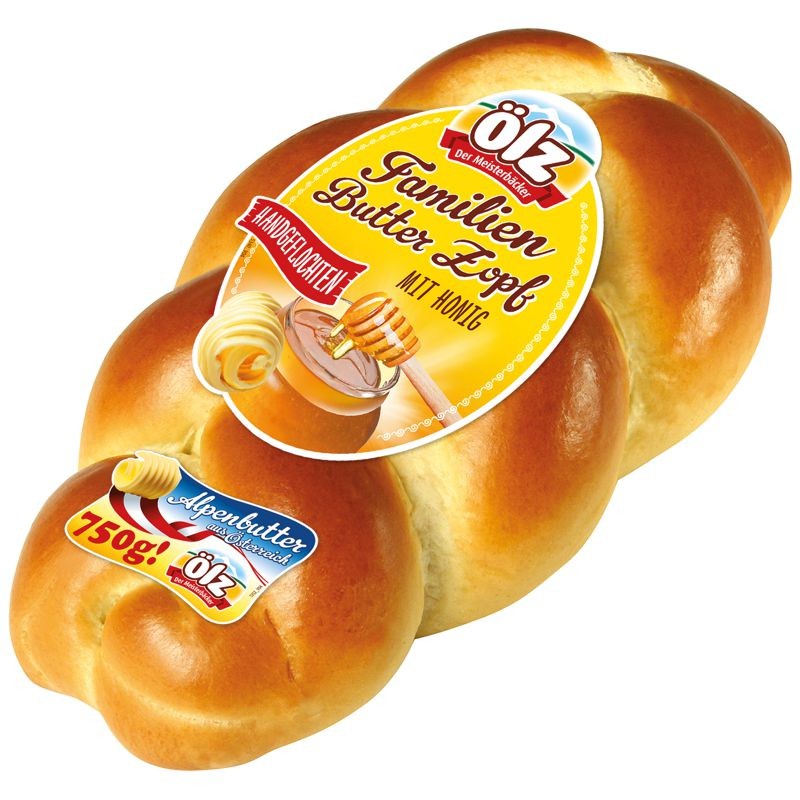 Ölz Butterzopf mit Honig 750g