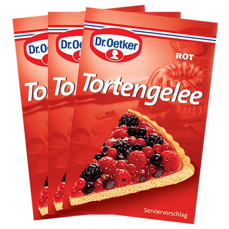 Dr. Oetker Tortengelee Rot 3er