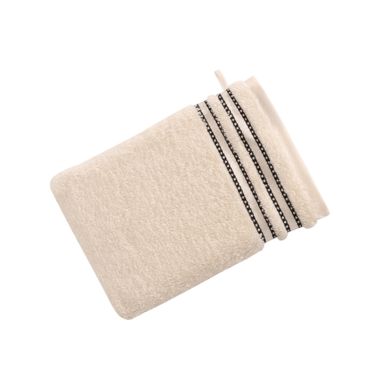 Vossen Waschhandschuh Cult de Luxe 22x16 cm Ivory 103