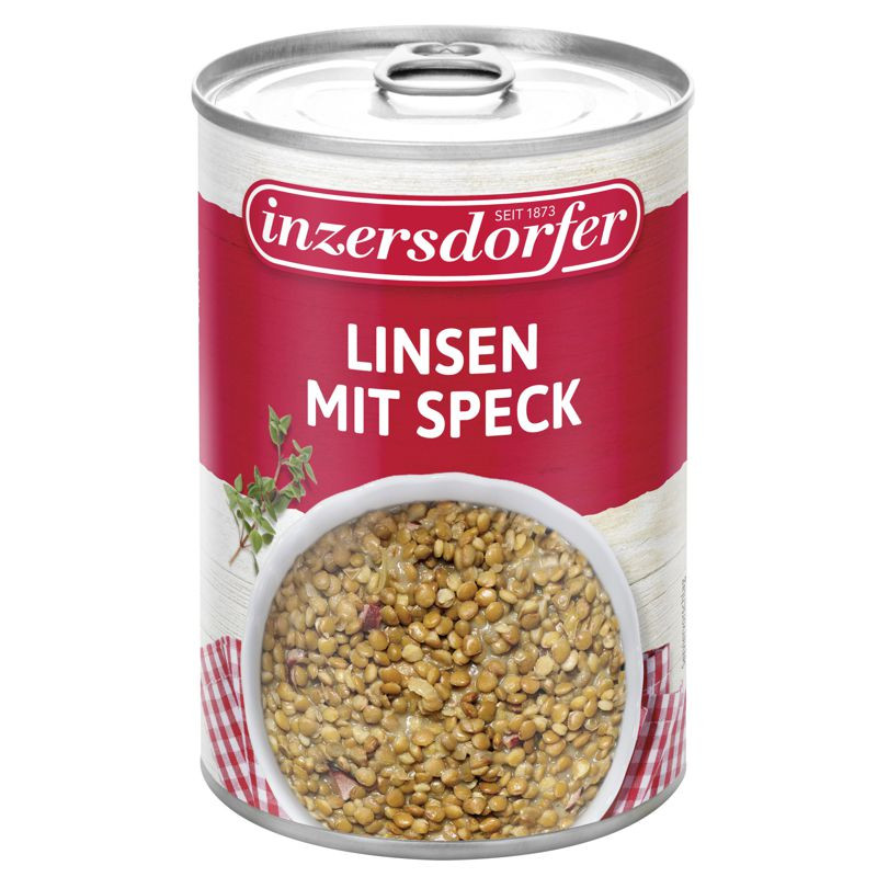 Inzersdorfer Linsen mit Speck 400 g
