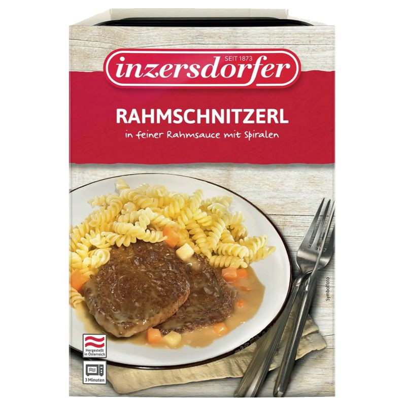 Inzersdorfer Rahmschnitzerl mit Spiralen 380 g