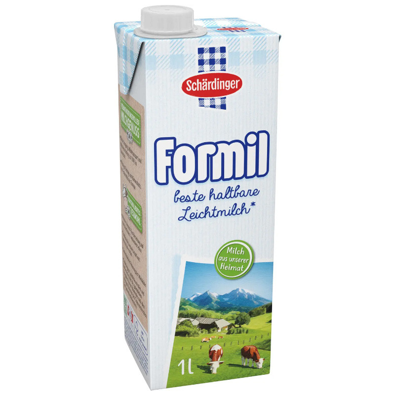 Schärdinger Formil haltbare Leichtmilch 0,5 % 1 l – Fettarme H-Milch für bewusste Ernährung
