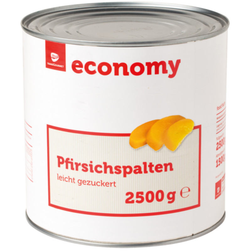 Economy Pfirsichspalten 2500g