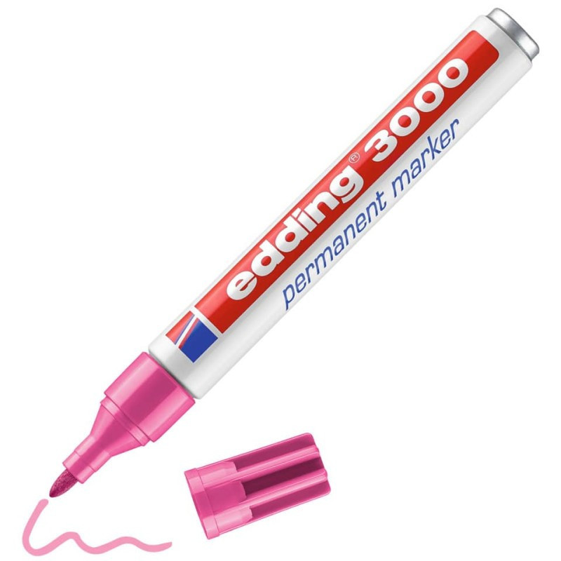 Edding 3000 Permanentmarker 1,5-3mm rosa Rundspitze