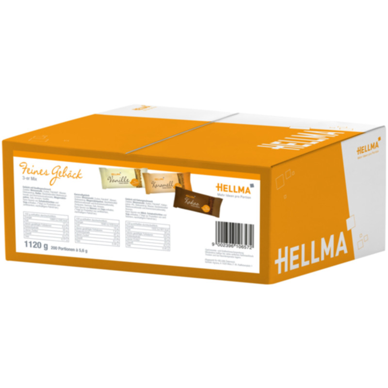 HELLMA Feines Gebäck 3er Mix 200 Stück