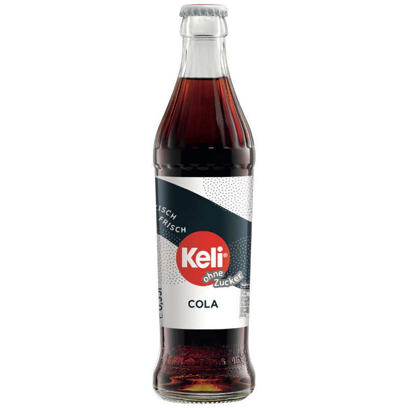 Keli Cola ohne Zucker 330 ml Glasflasche Mehrweg
