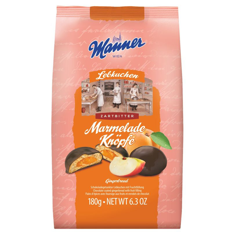 Manner Marmelade Knöpfe 180g