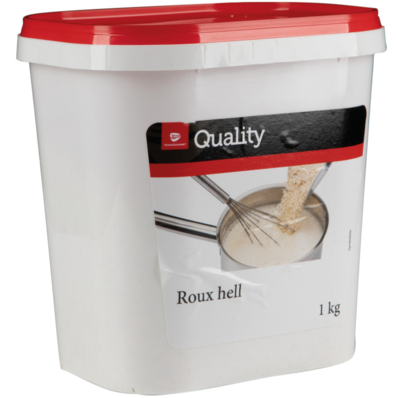 Quality Roux Hell 1 kg – leichte &amp; neutrale Basis für helle Saucen ...