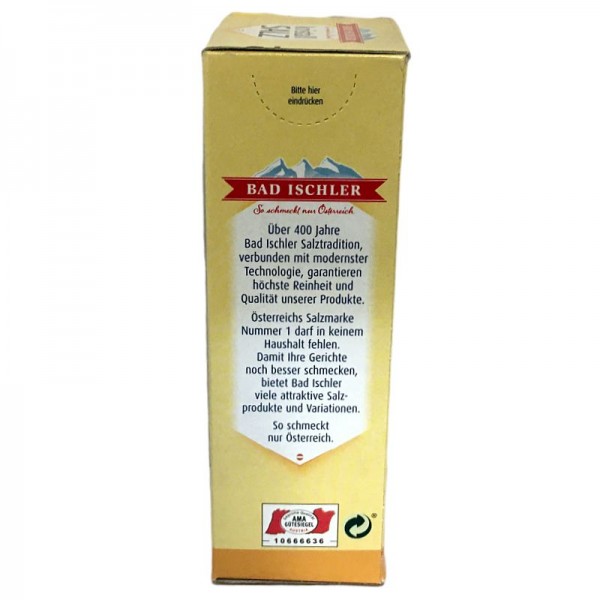 Bad Ischler Kristallsalz mit Flour 500g